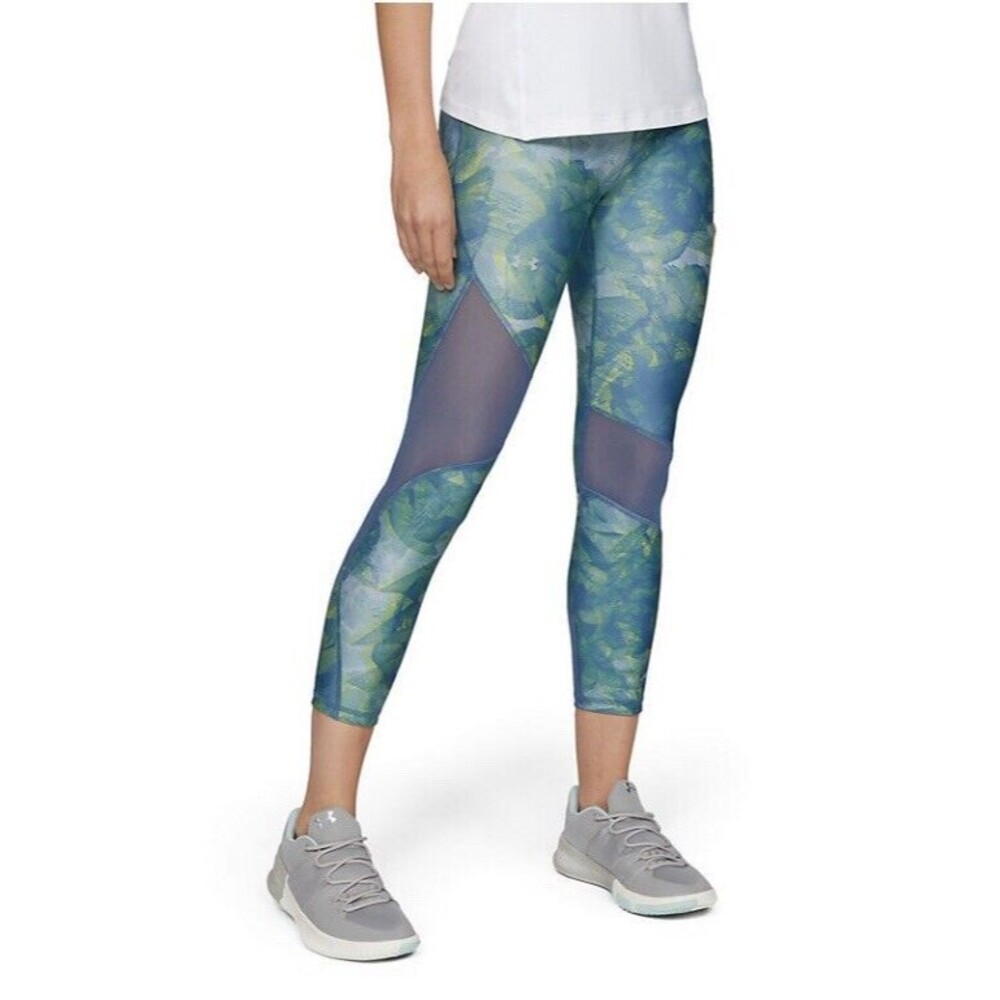 Under Armour Leggings Women's UA Vented Ankle Thunder Blue NWT XS Compression